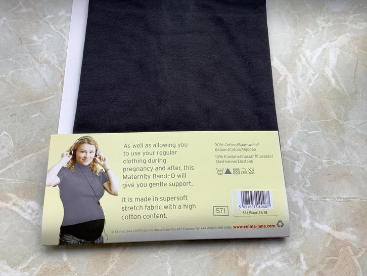 Emma-Jane Zwarte Buikband Maat L, Kleding | Dames, Positiekleding, Nieuw, Buikband, Maat 42/44 (L), Zwart, Ophalen