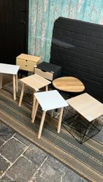 Nieuwe Kleine plantentafel bijzettafeltje  Ladenkastje 5,95, Minder dan 45 cm, Minder dan 55 cm, Nieuw, Ophalen of Verzenden