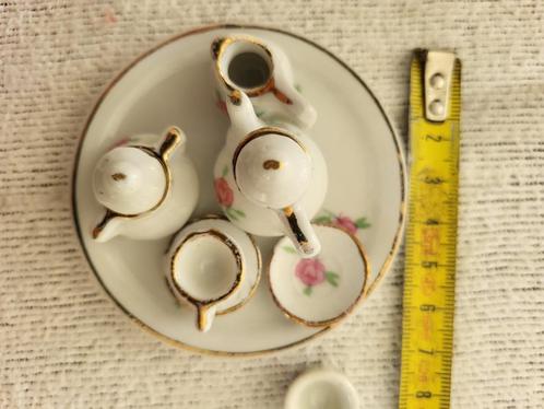 Mini koffie serviesje porselein., Verzamelen, Porselein, Kristal en Bestek, Zo goed als nieuw, Overige typen, Ophalen of Verzenden