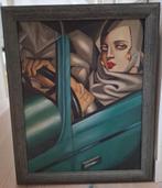 Schilderij  repro van Tamara Lempicka, Ophalen, Zo goed als nieuw, Schilderij, 75 tot 100 cm