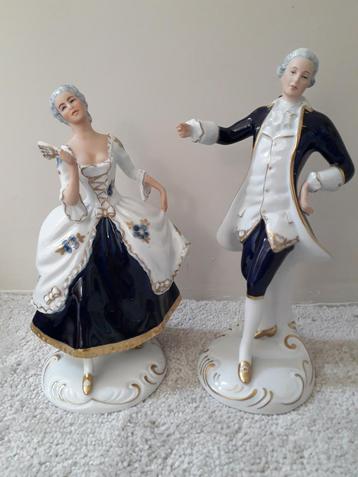 Royal Dux rare porcelein set danser danseres vintage beschikbaar voor biedingen