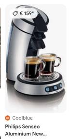 Senseo aluminium design met digitale display, Koffiemachine, Ophalen of Verzenden, Zo goed als nieuw, 1 kopje