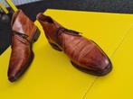 Stevige Santoni half hoog met Cognac kleur maat 43 / 5, Overige kleuren, Verzenden, Sportschoenen, Zo goed als nieuw