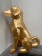 hond zittend beeld goud kleur decoratie decoratief modern, Huis en Inrichting, Woonaccessoires | Overige, Nieuw, Ophalen of Verzenden