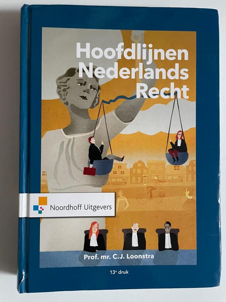 Hoofdlijnen Nederlands recht C.J Loonstra ISBN 9789001886257, Boeken, Schoolboeken, Zo goed als nieuw, Nederlands, Overige niveaus