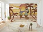 Lilo en Stitch Vlies Behang Hula Harmony - 350x250 cm, Ophalen of Verzenden, Minder dan 10 m², Beige