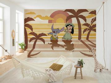 Lilo en Stitch Vlies Behang Hula Harmony - 350x250 cm beschikbaar voor biedingen