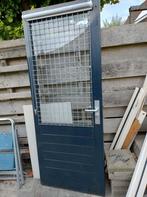 Hardhouten Achterdeur, Ophalen, Gebruikt, Minder dan 80 cm, Glas