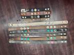 Nooza Armbanden & Chunks - Alles in 1 Koop!, Sieraden, Tassen en Uiterlijk, Armbanden, Gebruikt, Bruin, Leer, Ophalen of Verzenden