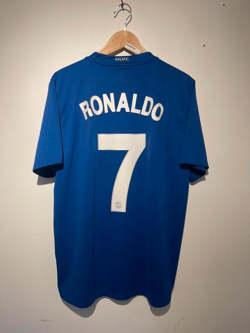 Manchester United 2008/09 derde tenue Ronaldo #7, Sport en Fitness, Voetbal, Zo goed als nieuw, Shirt, Maat L, Verzenden