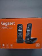 Gigaset AS690 DUO Draadloze Telefoon, Ophalen of Verzenden, Zo goed als nieuw, 2 handsets, Stralingsarm