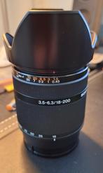 Sony DT 18-200 3.5-6.3 in mooie staat voor Sony Alpha, Ophalen of Verzenden, Gebruikt, Telelens, Zoom