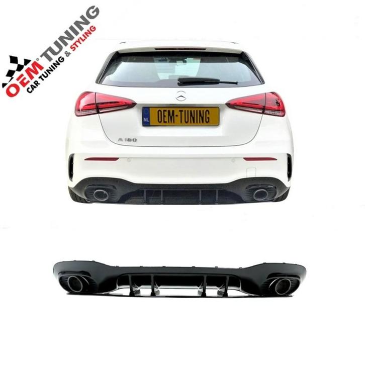 Mercedes-Benz A-Class A35 S AMG Look Diffuser W177 | 18-22 |, Auto diversen, Tuning en Styling, Ophalen of Verzenden