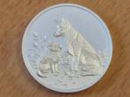 Australië 2$ "Next Generation" 2 OZ Zilver "Piedfort" Dingo, Verzenden, Losse munt, Zilver