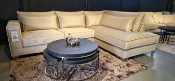 Voorraad Actie | Luxury Hoekbank Velvet | showroom Utrecht beschikbaar voor biedingen