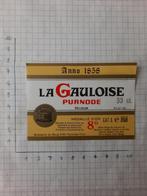 Bieretiket La Gauloise 8, Verzamelen, Zo goed als nieuw, Verzenden