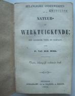 P. v/d Burg 1858 Onderwerpen uit natuur- en werktuigkunde, Ophalen of Verzenden, P. van der Burg