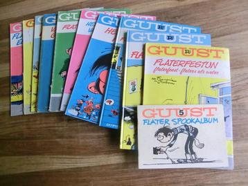 12 stripboeken uit de reeks van Guust Flater beschikbaar voor biedingen