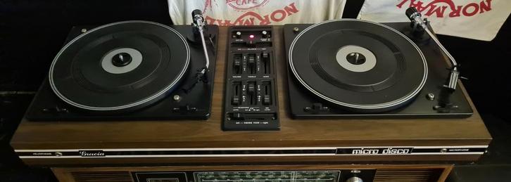 Micro Disco dubbele pick-up disco set, Audio, Tv en Foto, Platenspelers, Overige merken, Ophalen