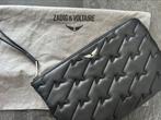 ZADIG & VOLTAIRE clutch rits zwart leer tasje handtas, Sieraden, Tassen en Uiterlijk, Ophalen of Verzenden, Zo goed als nieuw