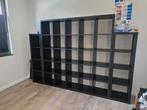 Ikea Kallax kasten zwartbruin, Met plank(en), Kunststof, Gebruikt, Ophalen of Verzenden