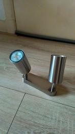 Prachtige 2-Lichts Spot (RVS) 17cm/20cm, Metaal of Aluminium, Nieuw, Ophalen of Verzenden, Led