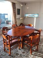 Schuitema eettafel,  6 stoelen, lamp, Ophalen, Vijf personen of meer, Rechthoekig