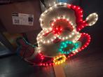 Kerst gekleurd verlichting kerstman, Ophalen, Zo goed als nieuw