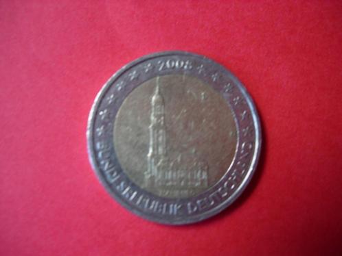 Duitsland € 2 2008 (D) Michaelis Church Hamburg", Postzegels en Munten, Munten | Europa | Euromunten, Losse munt, 2 euro, Duitsland