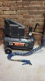 Compressor Einhell Airtech Euro 1500 incl slang en pistool, Ophalen, Gebruikt, 6 tot 10 bar, Minder dan 200 liter/min