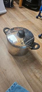 Soeppan 8L stainless steel, Huis en Inrichting, Keuken | Potten en Pannen, Ophalen of Verzenden, Gebruikt, Rvs