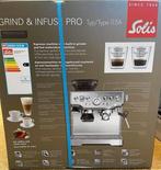 Nieuwe Solis GRIND & INFUSE PRO type 115A, Witgoed en Apparatuur, Koffiezetapparaten, Ophalen, Afneembaar waterreservoir, Koffiebonen