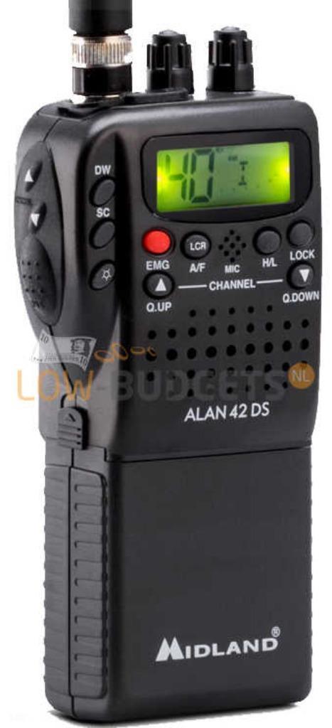 Midland Alan 42 DS Multi Portabele CB Radio, Auto diversen, Overige Auto diversen, Verzenden