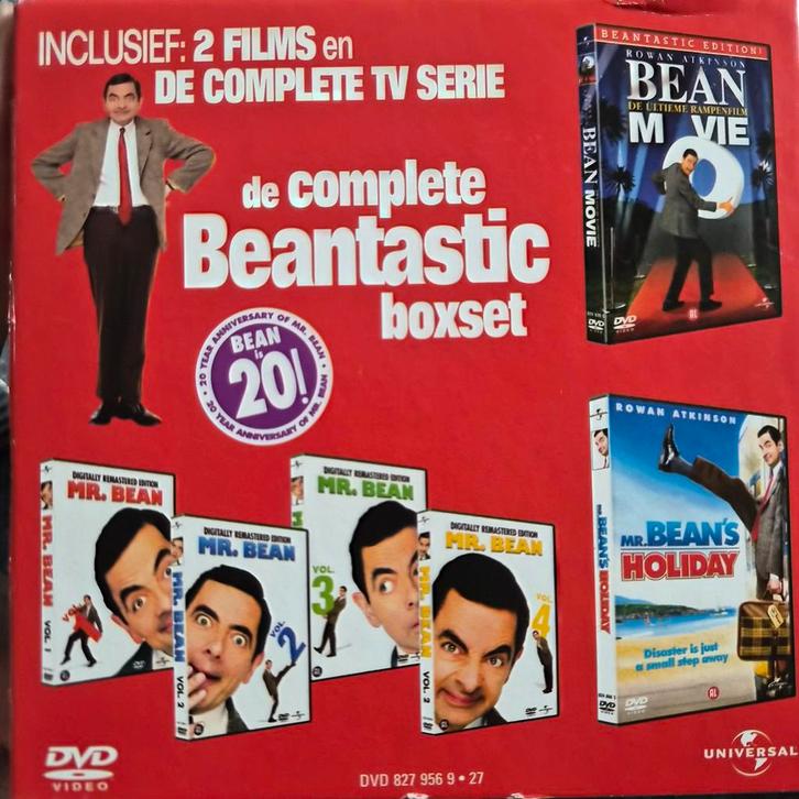 Mr. Bean DVD Box - Complete Serie!, Cd's en Dvd's, Dvd's | Komedie, Ophalen of Verzenden