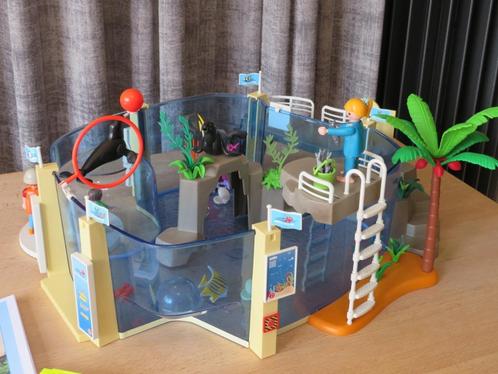 Playmobil Aquarium , Zeehonden en vissen, 9060, Kinderen en Baby's, Speelgoed | Playmobil, Zo goed als nieuw, Complete set, Ophalen of Verzenden