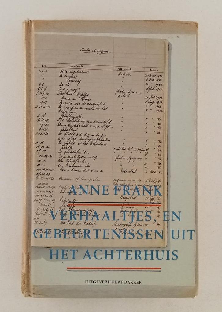 Frank, Anne - Verhaaltjes, en gebeurtenissen uit het achterh, Boeken, Literatuur, Gelezen, Nederland, Verzenden