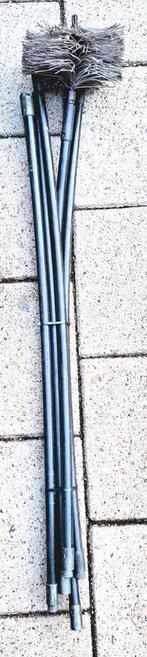 Schoorsteen Borstel/Veegset - 7 delig, Doe-het-zelf en Verbouw, Overige Doe-het-zelf en Verbouw, Ophalen, Zo goed als nieuw