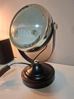 Retro vintage koplamp tafellamp, Ophalen of Verzenden, Zo goed als nieuw, Minder dan 50 cm