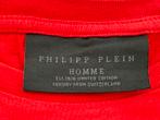 Exclusieve t shirt Philipp Plein, Kleding | Heren, T-shirts, Ophalen of Verzenden, Zo goed als nieuw, Maat 48/50 (M), Rood