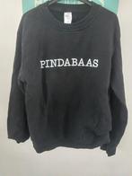 Pindakaaswinkel Funny Sweater/Trui PINDABAAS (Maat Medium), B&C, Maat 48/50 (M), Zwart, Ophalen of Verzenden