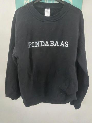Pindakaaswinkel Funny Sweater/Trui PINDABAAS (Maat Medium) beschikbaar voor biedingen