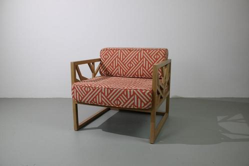 We Wood Tree fauteuil, eiken, nieuw, Huis en Inrichting, Fauteuils, Nieuw, Stof, Ophalen