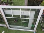 Vast raam + buitendeur PVC, Kunststof, Raamkozijn, Gebruikt, 75 tot 150 cm