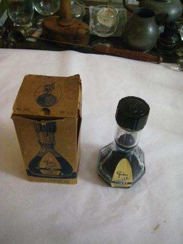 oude gimborn vulpen inkt fles in doos beschikbaar voor biedingen