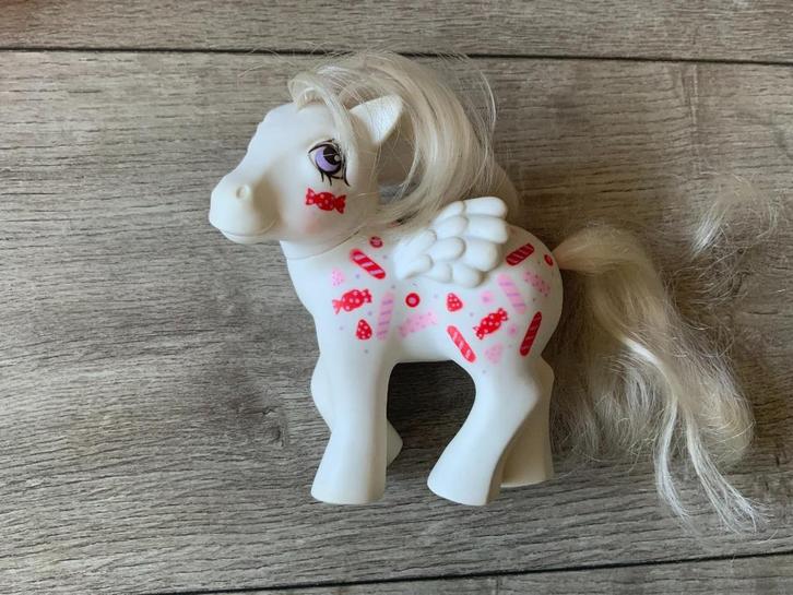 My little Pony 1984 G1 Twice As Fancy Pegasus Yum Yum, Kinderen en Baby's, Speelgoed | My Little Pony, Zo goed als nieuw, Ophalen of Verzenden