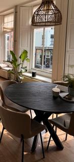 Ronde eettafel Wehkamp - Zo goed als nieuw!, Ophalen, 100 tot 150 cm, Rond, Zo goed als nieuw