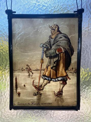 glas in lood: Kolfspeler (Romeyn de Hooghe) beschikbaar voor biedingen