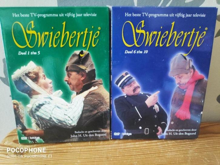 SWIEBERTJE - DE COMPLETE SERIE 1 T/M 10 - NIEUWSTAAT, Cd's en Dvd's, Dvd's | Tv en Series, Zo goed als nieuw, Komedie, Boxset