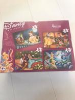 NIEUW Disney koffer met 4 puzzels, Nieuw, 10 tot 50 stukjes, 4 tot 6 jaar, Ophalen