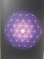 Flower of life op canvas, Ophalen, Zo goed als nieuw, Schilderij